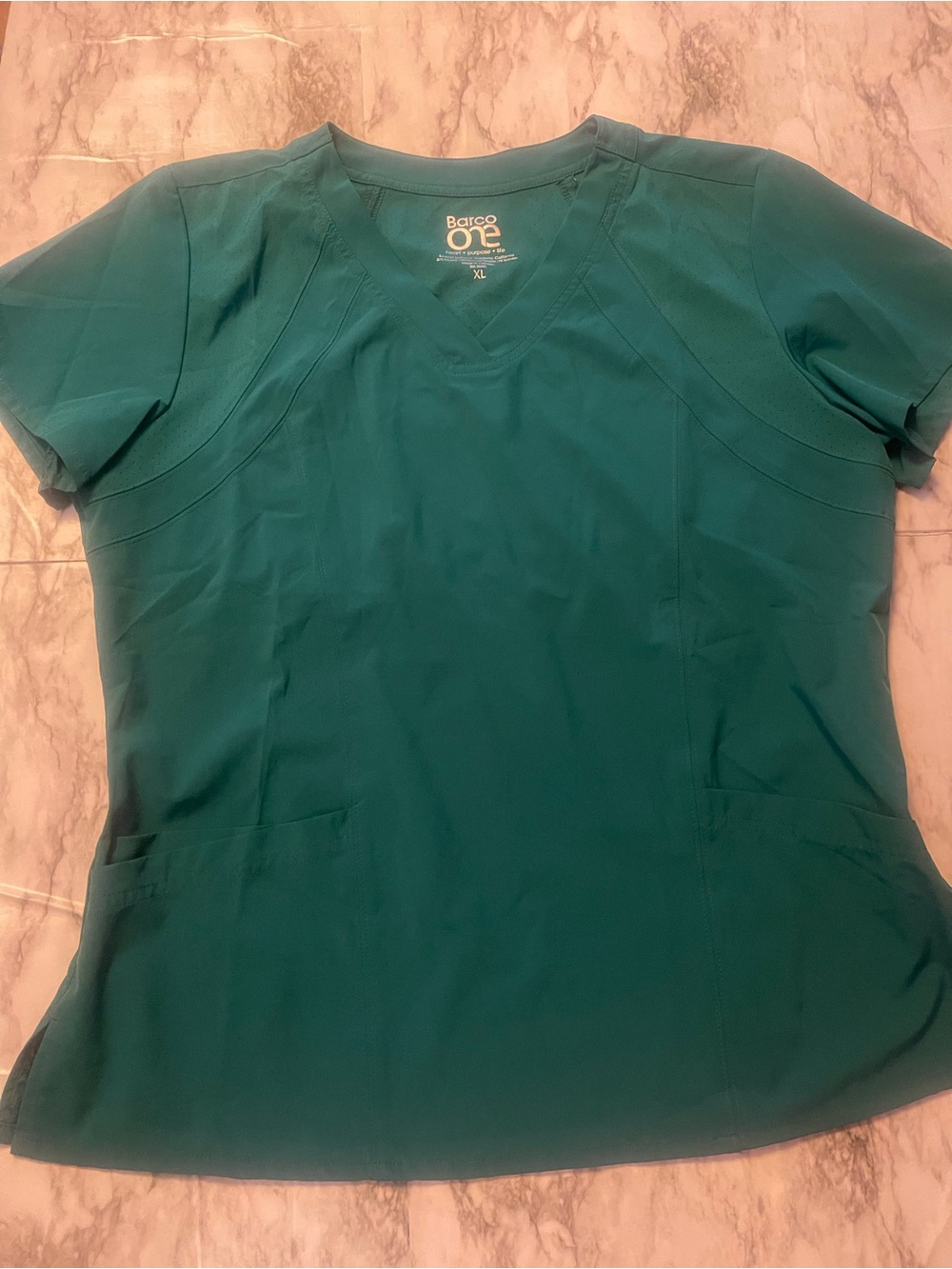 Women’s Barco Hunter Green Scrub Top